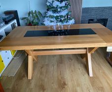 solid wood table
