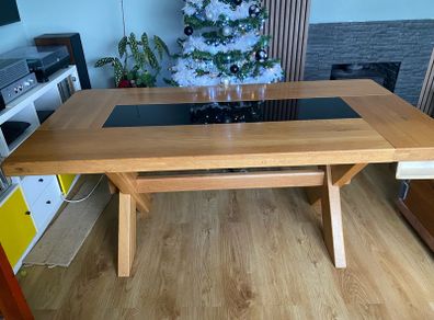 solid wood table