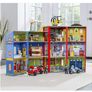 Wooden Play Set Fire Truck Police Helicopter Image 3