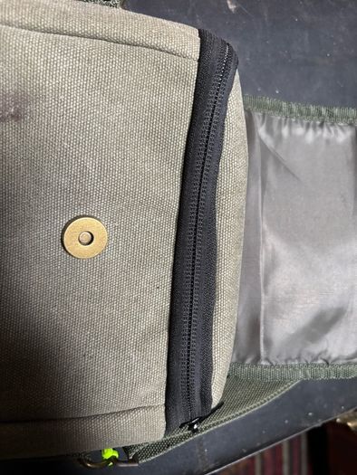 small canvas camera / acessaries   bag