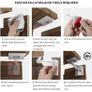 Child Safety Cupboard Locks, Child Safety Locks, Cupboard Locks for Children with Super Strong Adhesive, Innovative Design of Hidden Spring, No Drilling or Magnet or Tools Needed, 10 Pack Image 4