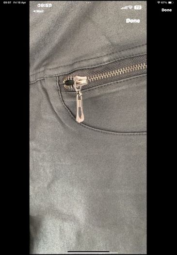 jeans Marc Angelo skinny coated high waist black coated jeans size 10