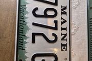 Vintage License Plate