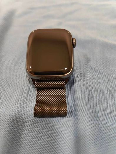 Apple Watch Series 7  41mm  Black Stainless Steel