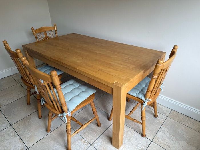 Table and 4 chairs
