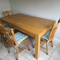 Table and 4 chairs