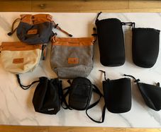 Camera and lens bags and pouches