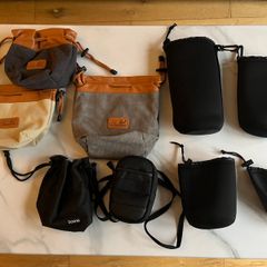 Camera and lens bags and pouches
