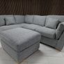 Corner L Shape Grey & Beige Fabric Sofa Image 10