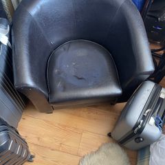 Leather Armchair x2