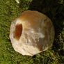 Orange Calcite tea light holder,Natural crystals, Orange Calcite Image 4