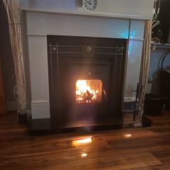 insert stove with fireplace
