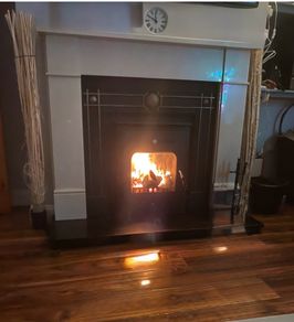 insert stove with fireplace