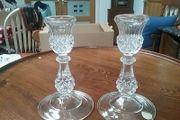 Cut Glass Candlesticks