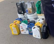 100 liters used engine oil