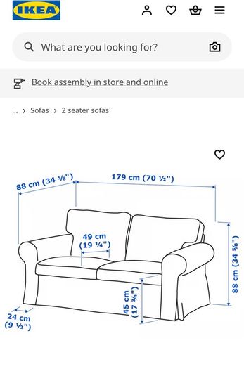 Two seater sofa