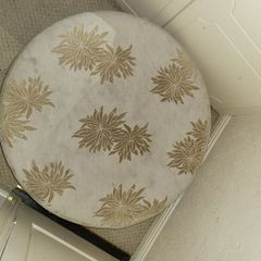 Large Round Poof/Foot Rest