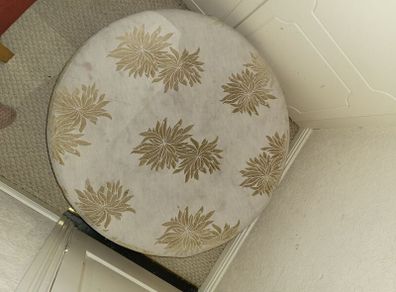 Large Round Poof/Foot Rest