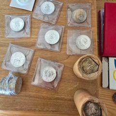 Investment Grade Lot: 2x SEALED Rolls & 16 Loose 1966 Silver 10 Shillings (Pearse)