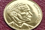 Gibraltar 1/25 Crown 2022 Padraig Pearse 0.5 Gram .999 Gold coin