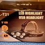 5 LED Outdoor Headlamp, Built-in Battery, USB Rechargeable, new. Image 8
