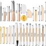 40Pcs Pottery Clay Sculpting Tools, Wooden Pottery Carving Tools Set Sculpture Ceramic Tools Kit Used for for Shaping, Modeling, Smoothing (FREE POSTAGE) Image 2