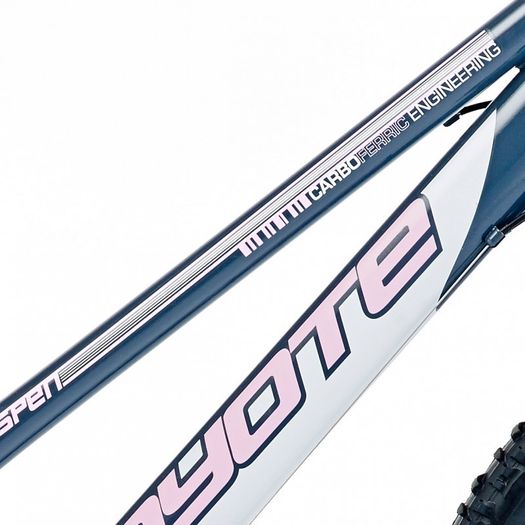 17" Coyote Aspen Ladies FS, 21 Speed, Grey/White