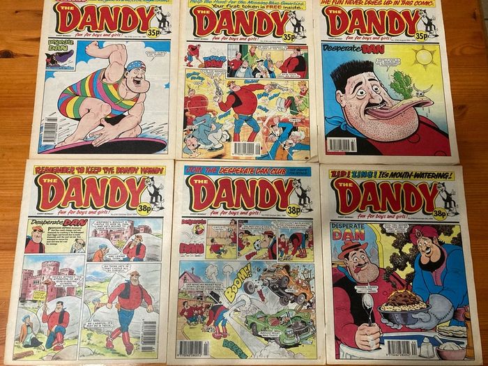 Comics: 'The Dandy' 1991,1993,1994 and 1995 (48 comics)