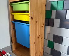 Ikea Trofast storage unit with 3 boxes + FREE gift