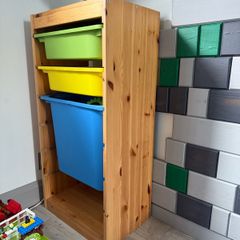 Ikea Trofast storage unit with 3 boxes