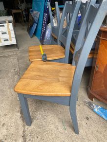 6 Solid Wood Dining Chairs