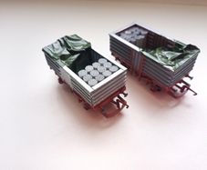 Model Railway Irish Bullied Wagons
