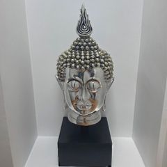 Giant Budha Head on Pedestal - Floor standing