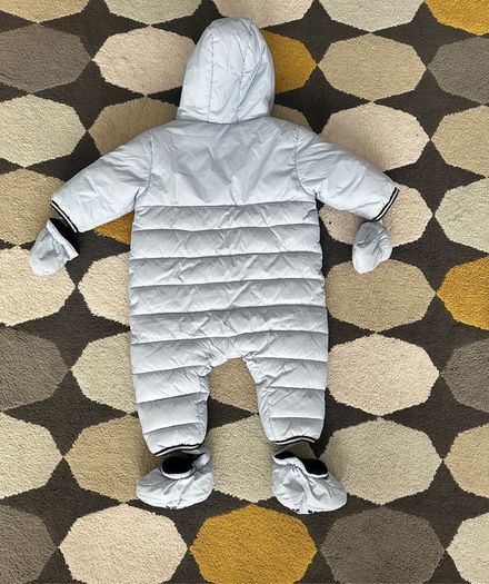 Timberland Baby Snowsuit Light blue
