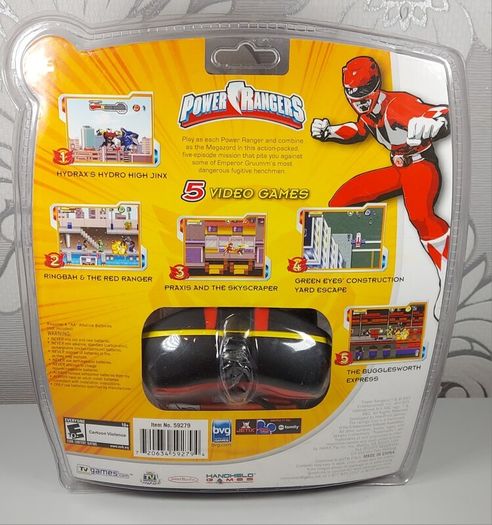 Power Rangers plug and play 5 video games