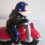 Magnetic Motorcycle Biker Wild Hogs Couple Salt and Pepper Shakers Image 4