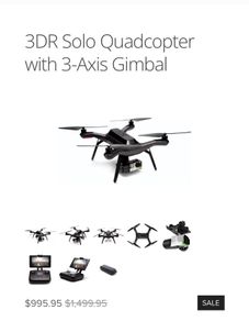 Solo 3DR drone