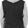 Urban Classic 2 Tone XXL Grey/Black Hooded Varsity Jacket (Brand New) Image 4