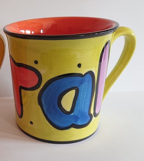 Hand Painted Mug - Multicoloured - 'Sarah' - Giftable