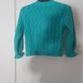 Green cardigan Image 2