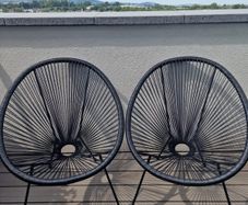 Comfortable outdoor chairs (set of 2)