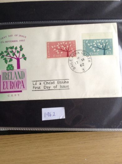 1962 Europa First Day Cover