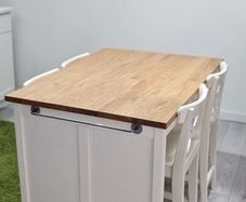 IKEA kitchen island and high chairs