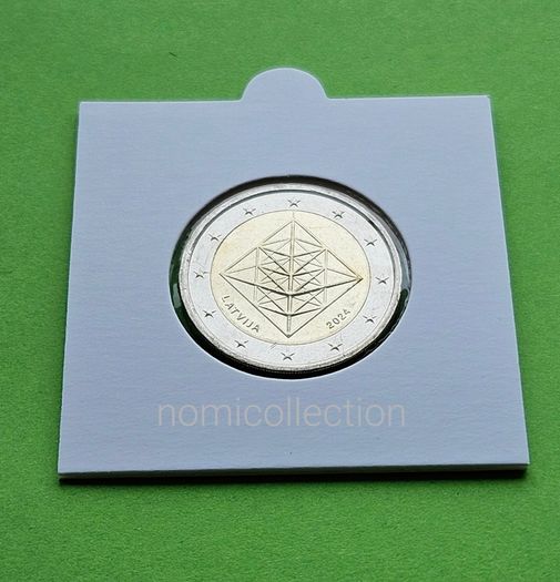Latvia 2024 year Uncirculated 2 Euro coin.