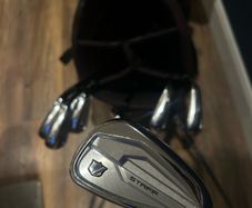 Wilson Staff Cb Golf Irons 4-Pw Stiff Shafts