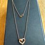 Natural Diamond Heart Necklace Image 2