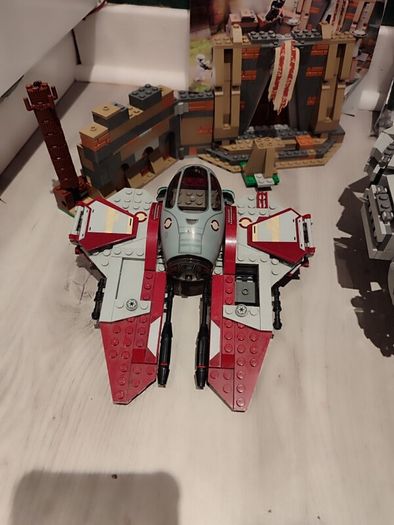 Lego Star Wars Bundle Millennium Falcon AT ST Trooper Ship Maz Castles Extra Pieces