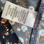 Monteau navy print belted dress size 10 - new Image 7