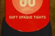 Blue Soft Opaque Tights 80Denier size L UK14/16  EUR42/44 Postage included