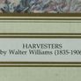 Walter Williams Picture in Frame (1835-1906) Harvesters English Country Landscape Image 6